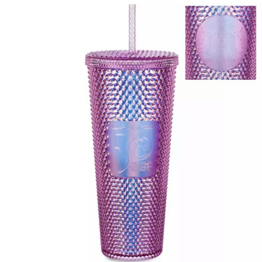 Disney 50th Anniversary Starbucks Tumbler pink